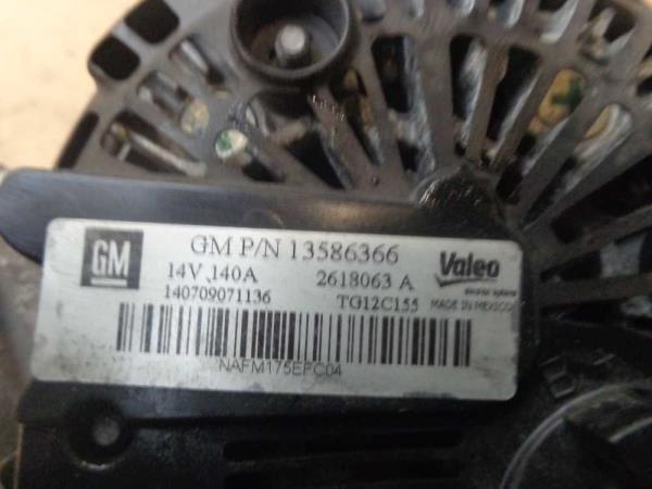 ALTERNATEUR 140AMP OPEL ASTRA J 1.6 CDTI - Vue 5